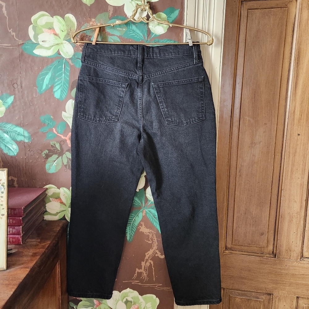 Zara Curvy Fit Black Denim Jeans – High Rise – Size 6 (EUR 38) - Picture 6 of 10